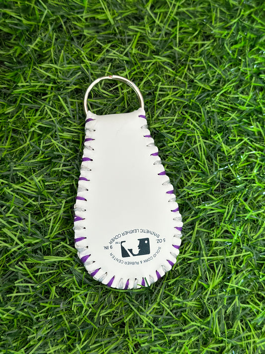 Colorado Rockies Baseball Keychain