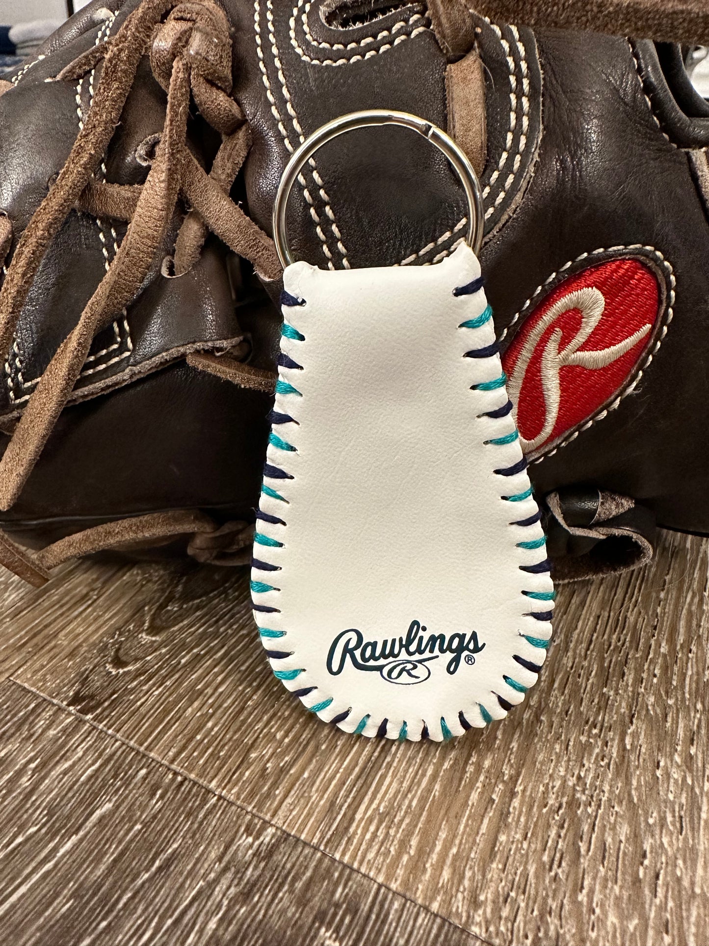 Seattle Mariners Baseball Keychain