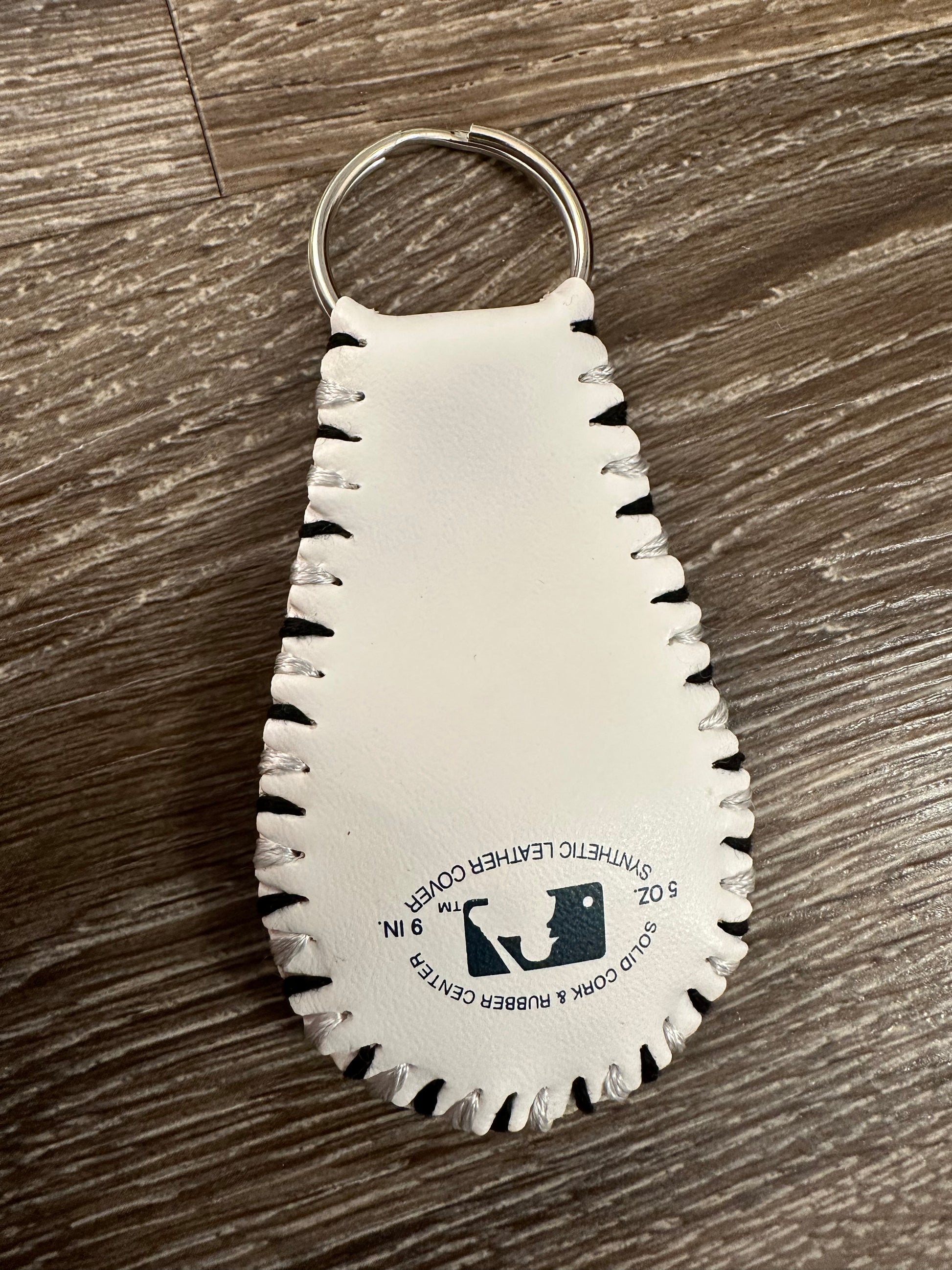 Chicago White Sox Leather Keychain