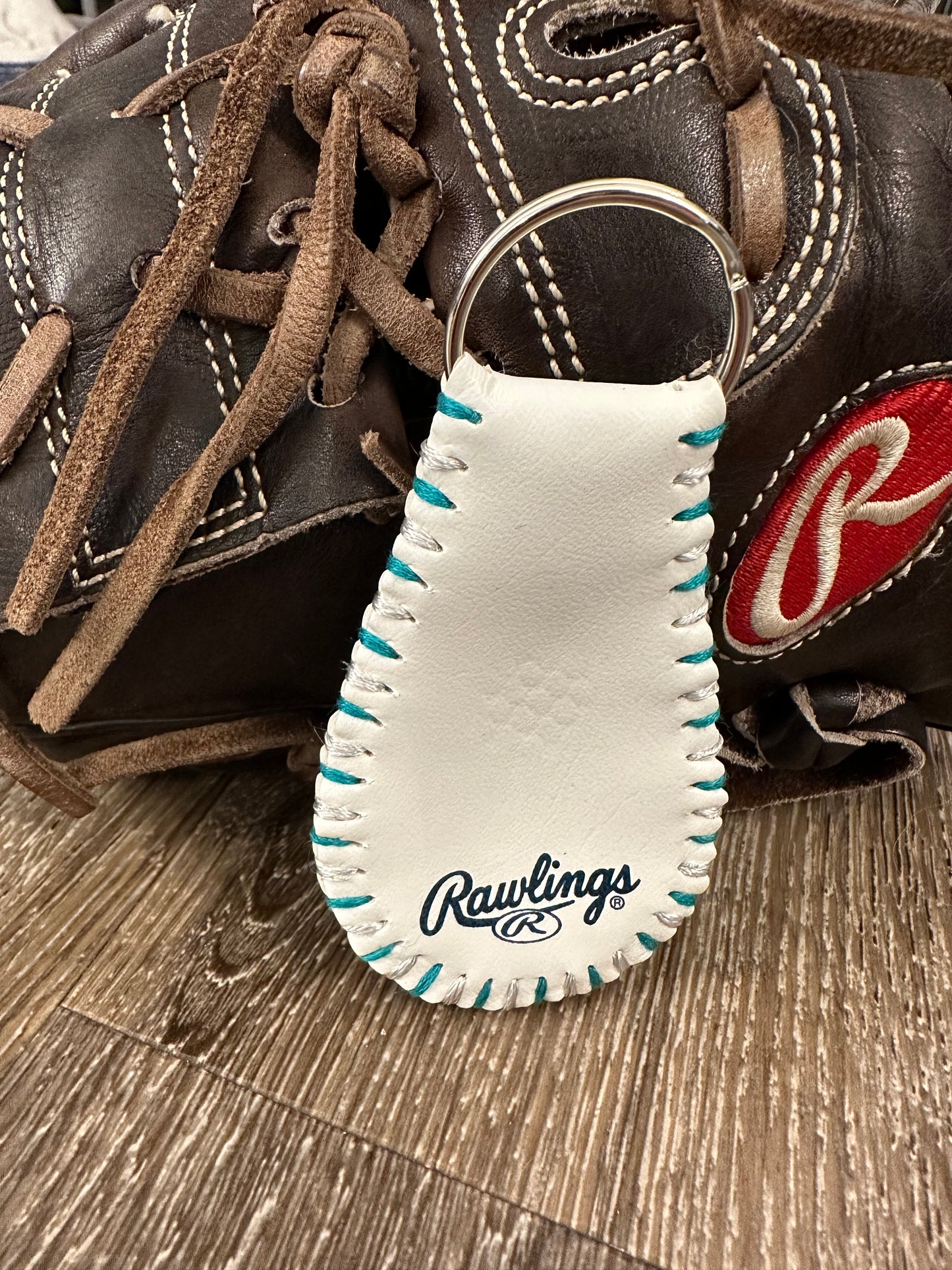 Seattle Mariners Baseball Keychain