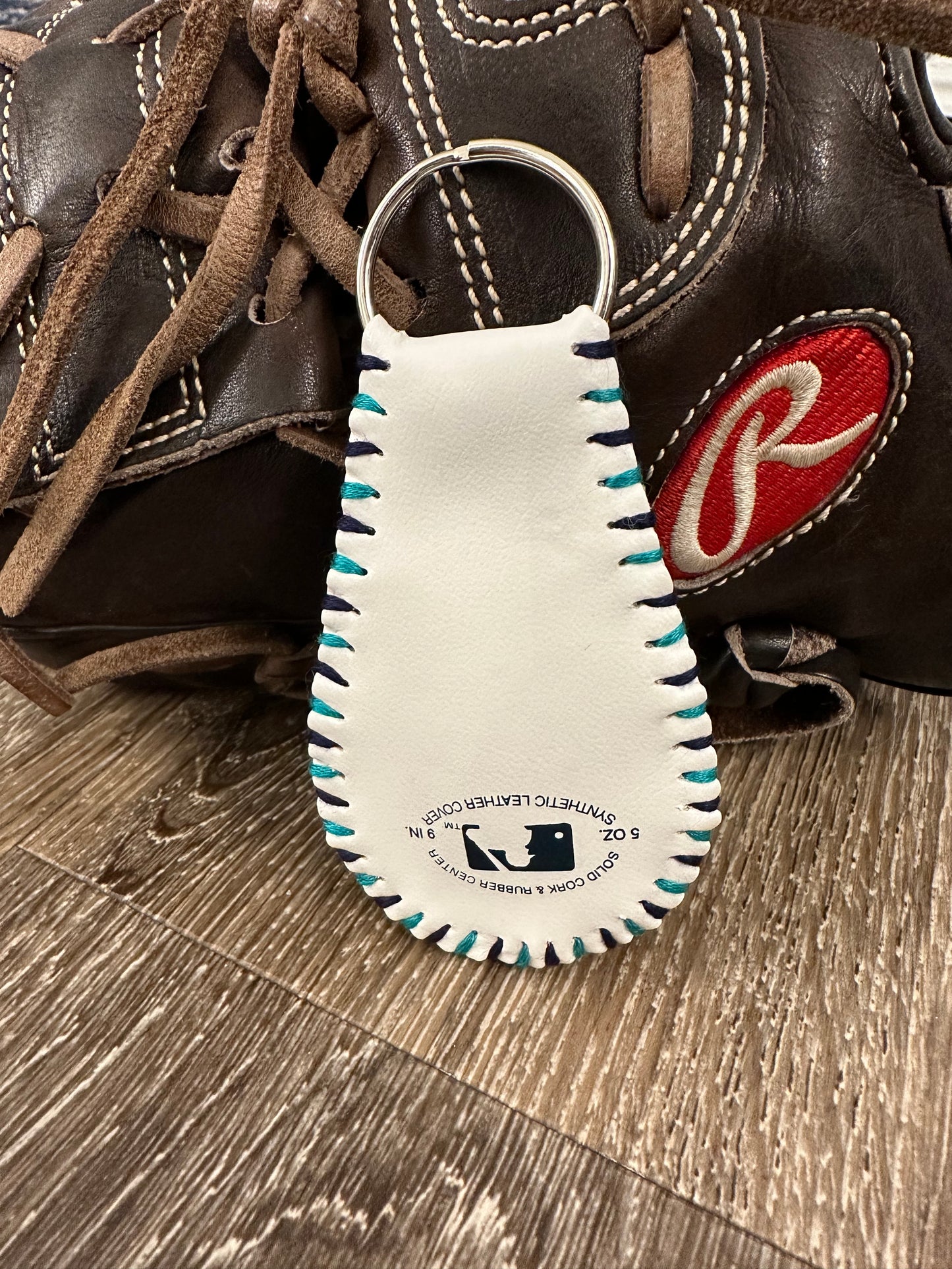 Seattle Mariners Baseball Keychain